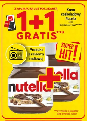 Krem czekoladowy Nutella promocja w POLOmarket