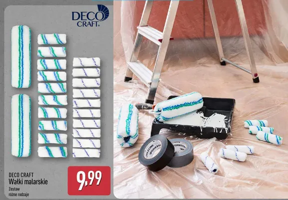 Wałki malarskie Deco Craft promocja w Aldi