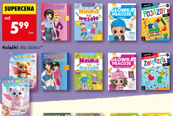 Książki dla dzieci promocja w Biedronka