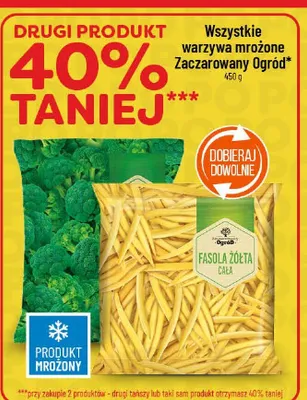 Warzywa mrożone Zaczarowany Ogród promocja w POLOmarket