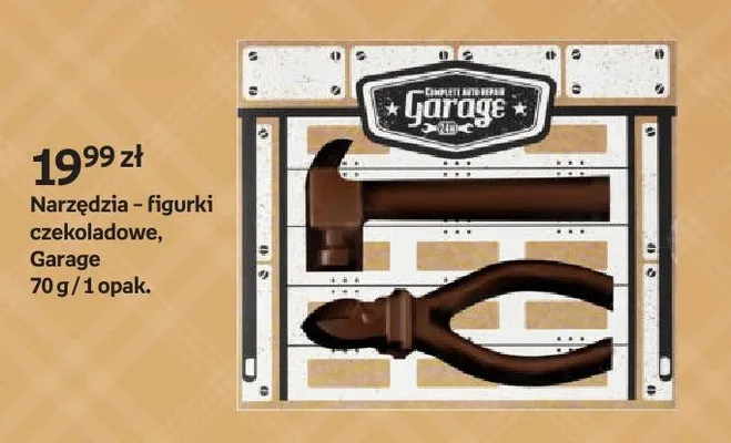 Narzędzia - figurki czekoladowe  promocja w Empik