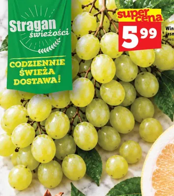 Winogrona jasne promocja w TOPAZ