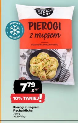 Pierogi z mięsem Pycha Micha promocja w Netto