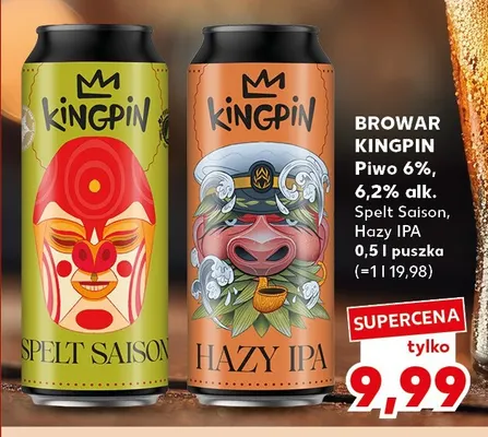 Piwo Hazy IPA Browar Kingpin promocja w Kaufland