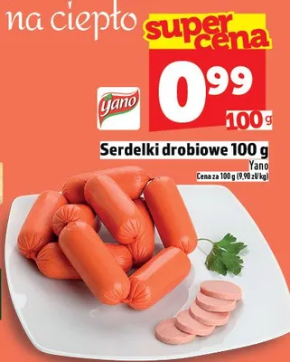 Serdelki drobiowe promocja w TOPAZ