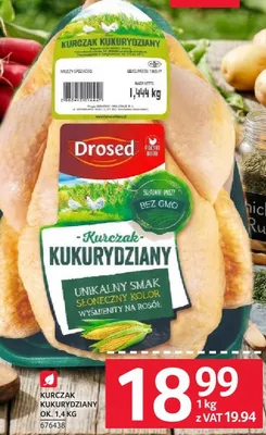 Kurczak kukurydziany Drosed promocja w Selgros