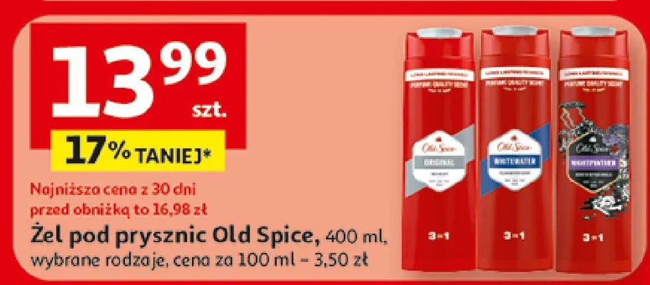 Żel pod prysznic Old Spice promocja w Auchan