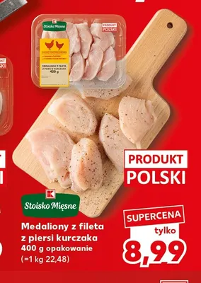 Medaliony z fileta z piersi kurczaka Stoisko Mięsne promocja w Kaufland