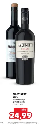 Wino czerwone Martinetti Chianti promocja w Kaufland