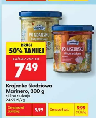 Krajanka śledziowa po kaszubsku Marinero promocja w Biedronka