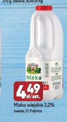Mleko wiejskie 3,2% Piątnica promocja w Avita