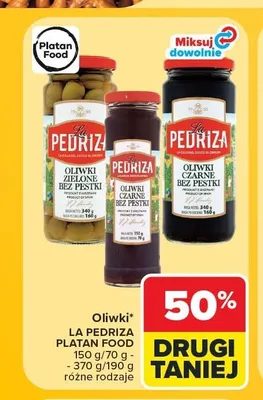 Oliwki zielone bez pestki La Pedriza promocja w Carrefour Market
