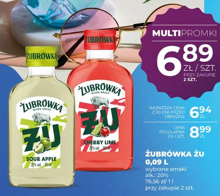 Likier Żubrówka Żu Sour Apple promocja w Duży Ben