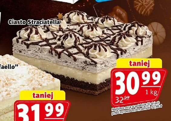 Ciasto Straciatella Kraina Ciast promocja w Prim Market