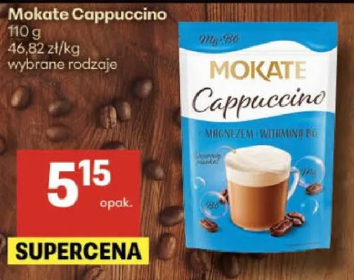 Mokate Cappuccino promocja w Delikatesy Centrum