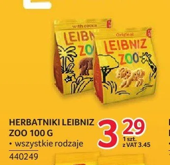 Herbatniki LEIBNIZ Zoo promocja w Selgros