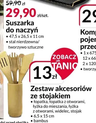 Zestaw akcesoriów kuchennych ze stojakiem promocja w Salony Agata