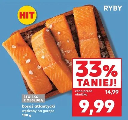 Łosoś atlantycki wędzony Almare seafood promocja w Kaufland