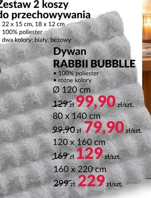 Dywan Rabbii Bubblle Ø 120 cm promocja w Salony Agata