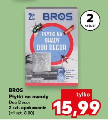 Płytki na owady Duo Decor 2szt. opakowanie promocja w Kaufland
