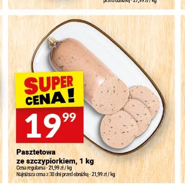 Pasztetowa ze szczypiorkiem Białecki Wędzarnia promocja w Twój Market