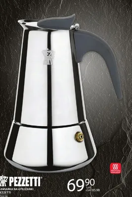 Kawiarka Pezzetti na 4 filiżanki promocja w Selgros