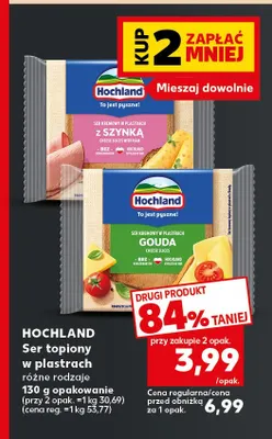 Ser topiony w plastrach Hochland promocja w Kaufland