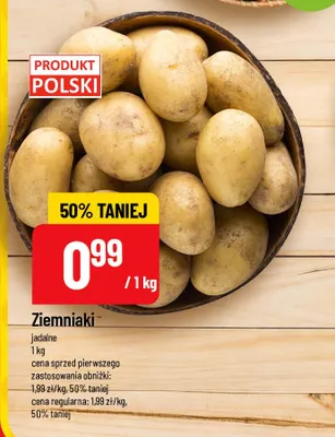 Ziemniaki jadalne promocja w POLOmarket