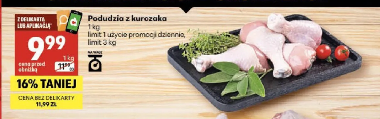 Podudzia z kurczaka Z Naszej Lady promocja w Delikatesy Centrum