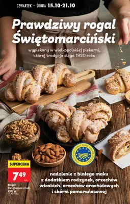 Rogal Świętomarciński promocja w Biedronka