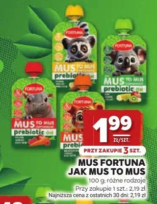 Mus Fortuna Jak Mus To Mus prebiotic promocja w Stokrotka