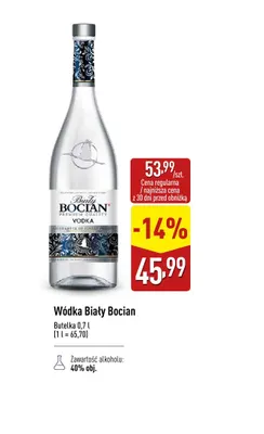 Wódka Biały Bocian promocja w Aldi