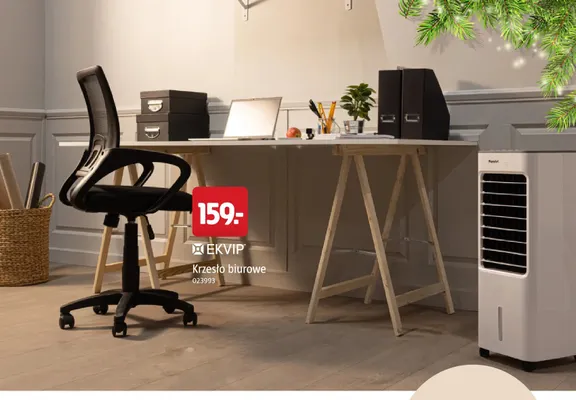 Krzesło biurowe Ekvip promocja w Jula