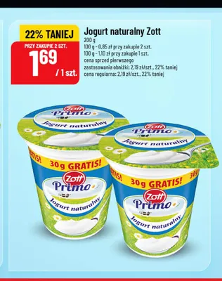 Jogurt naturalny grecki Temar promocja w POLOmarket