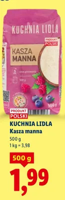 Kasza manna 500 g promocja w Lidl