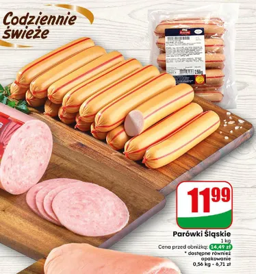 Parówki śląskie Agro Rydzyna promocja w Dino