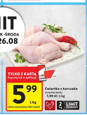 Ćwiartka z kurczaka promocja w Intermarche