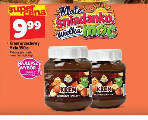 Krem orzechowy Melu promocja w TOPAZ
