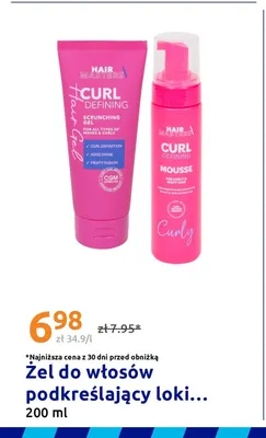 Pianka do włosów podkreślająca loki Hair Masters promocja w Action