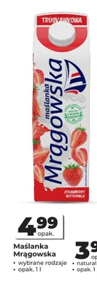 Maślanka Mrągowska truskawkowa promocja w Odido