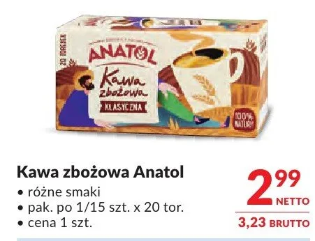 Kawa zbożowa Anatol promocja w Makro