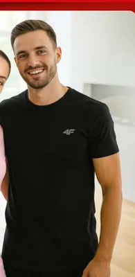 T-shirt męski, różne kolory promocja w Biedronka