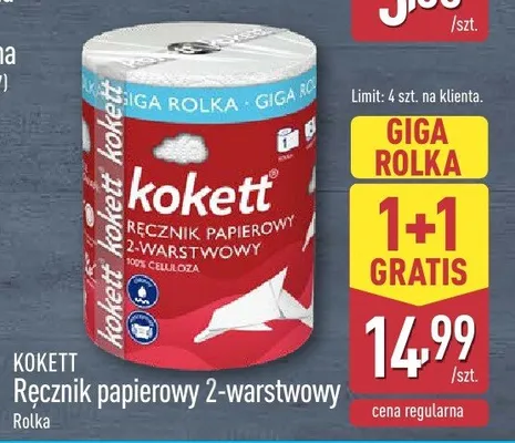 Ręcznik papierowy 2-warstwowy promocja w Aldi