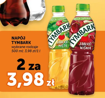 Napój Tymbark jabłko wiśnia promocja w Groszek