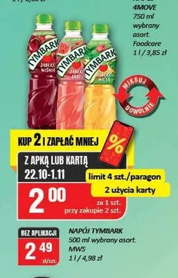 Napój Tymbark promocja w Chorten