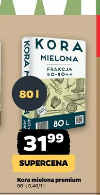 Kora mielona premium 80l promocja w Netto