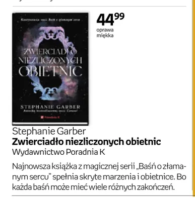 Książka Stephanie Garber Zwierciadło niezliczonych obietnic promocja w Empik