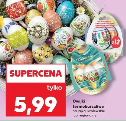 Owijki termokurczliwe na jajka promocja w Kaufland