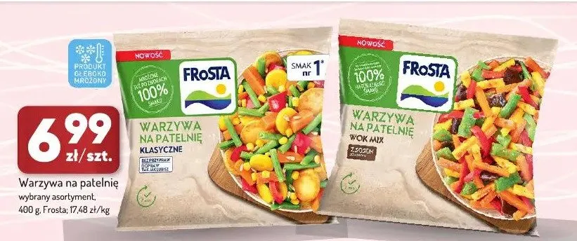 Warzywa na patelnię Frosta wybrane rodzaje promocja w Avita