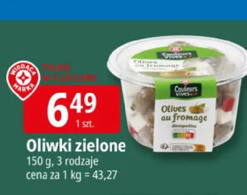 Oliwki zielone promocja w Leclerc